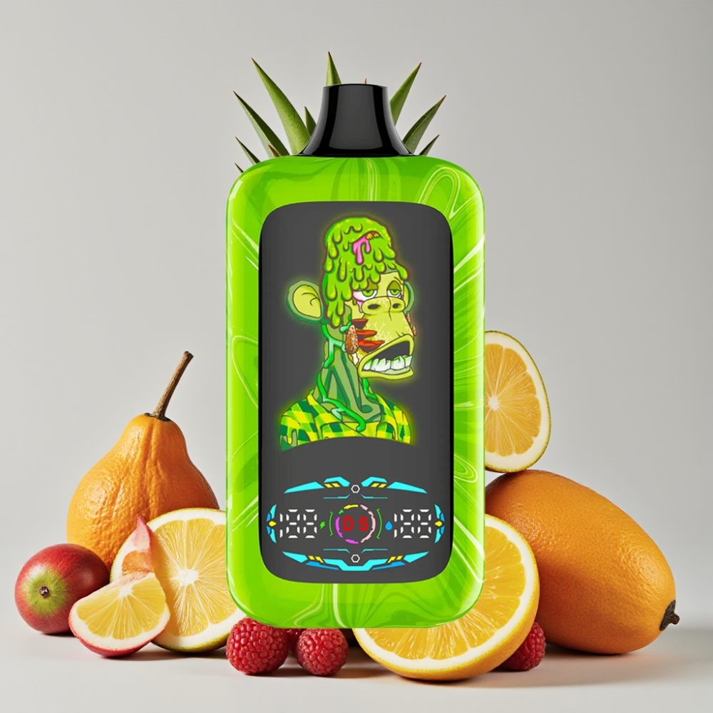 Fumot Digital Monkey 40000 Puffs Dual Mesh Coil Tropical Rainbow Blast Disposable Vape