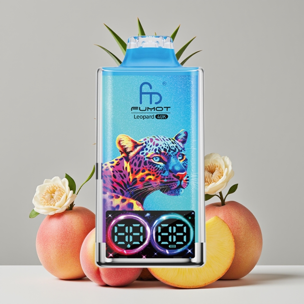 Fumot Leopard 40K Puffs 700mAh Dual Mesh Peachy Mango Pineapple Disposable Vape