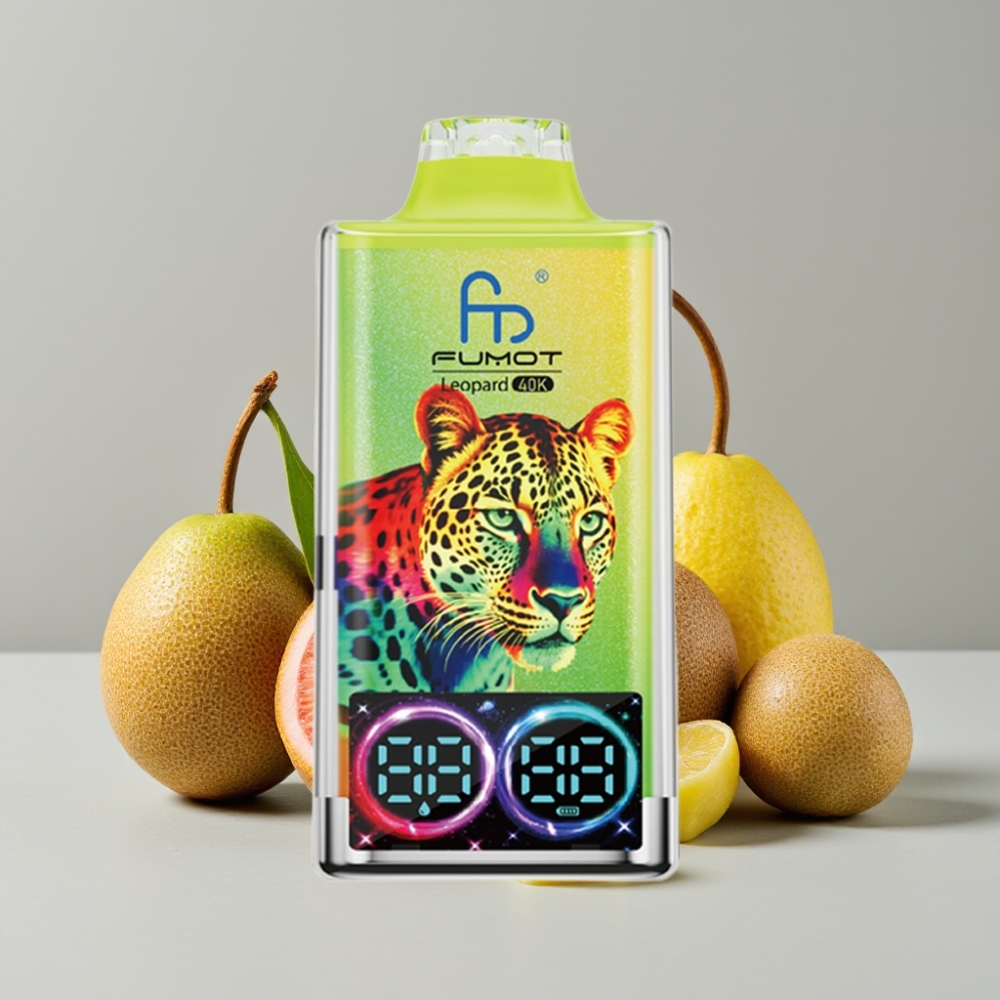 Fumot Leopard 40K Puffs Dual Mesh 700mAh Type-C Kiwi Passion Fruit Guava Disposable Vape