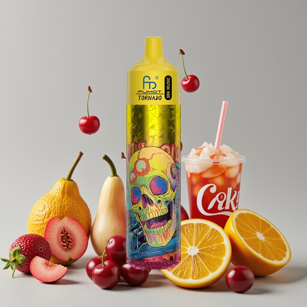 Fumot RandM Tornado 30000 Puffs 30mL 5% Cherry Coke Disposable Vape