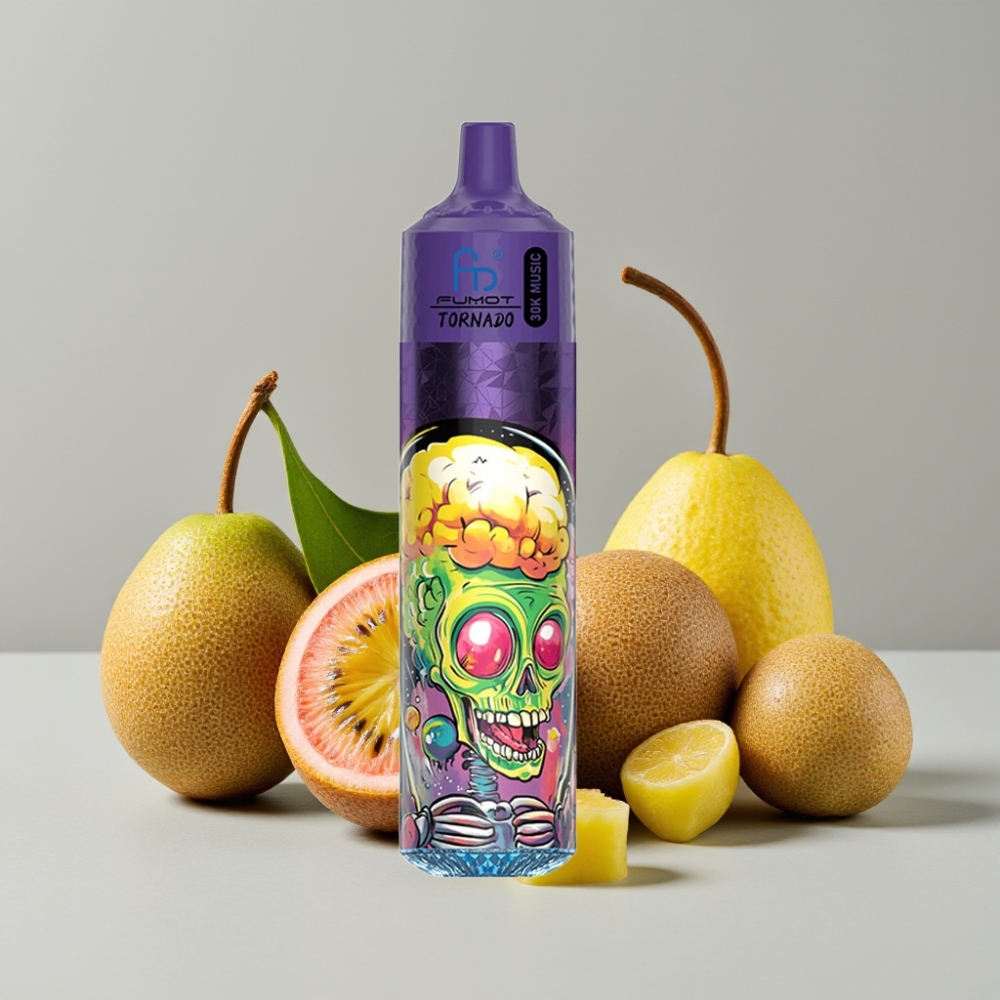 Fumot RandM Tornado 30000 Puffs 30mL 5% Kiwi Passion Fruit Guava LED Display
