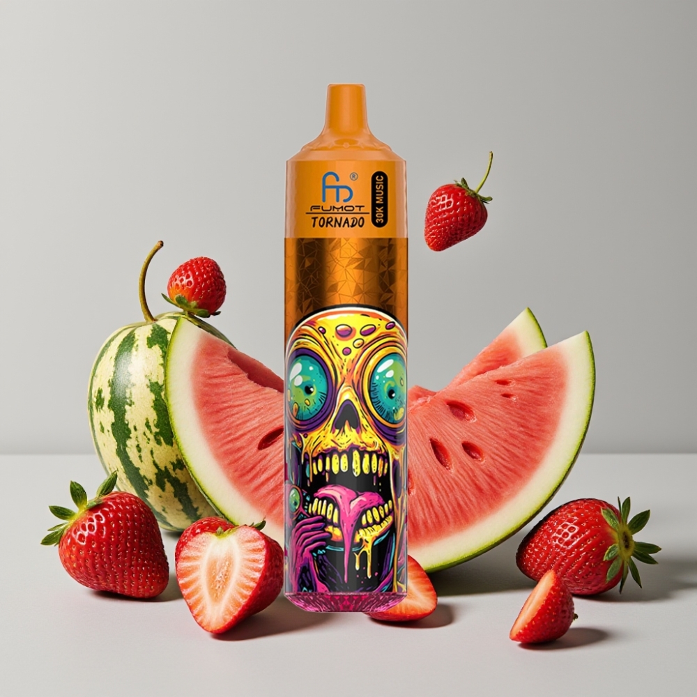 Fumot RandM Tornado 30000 Puffs 30mL 5% Strawberry Watermelon LED 600mAh