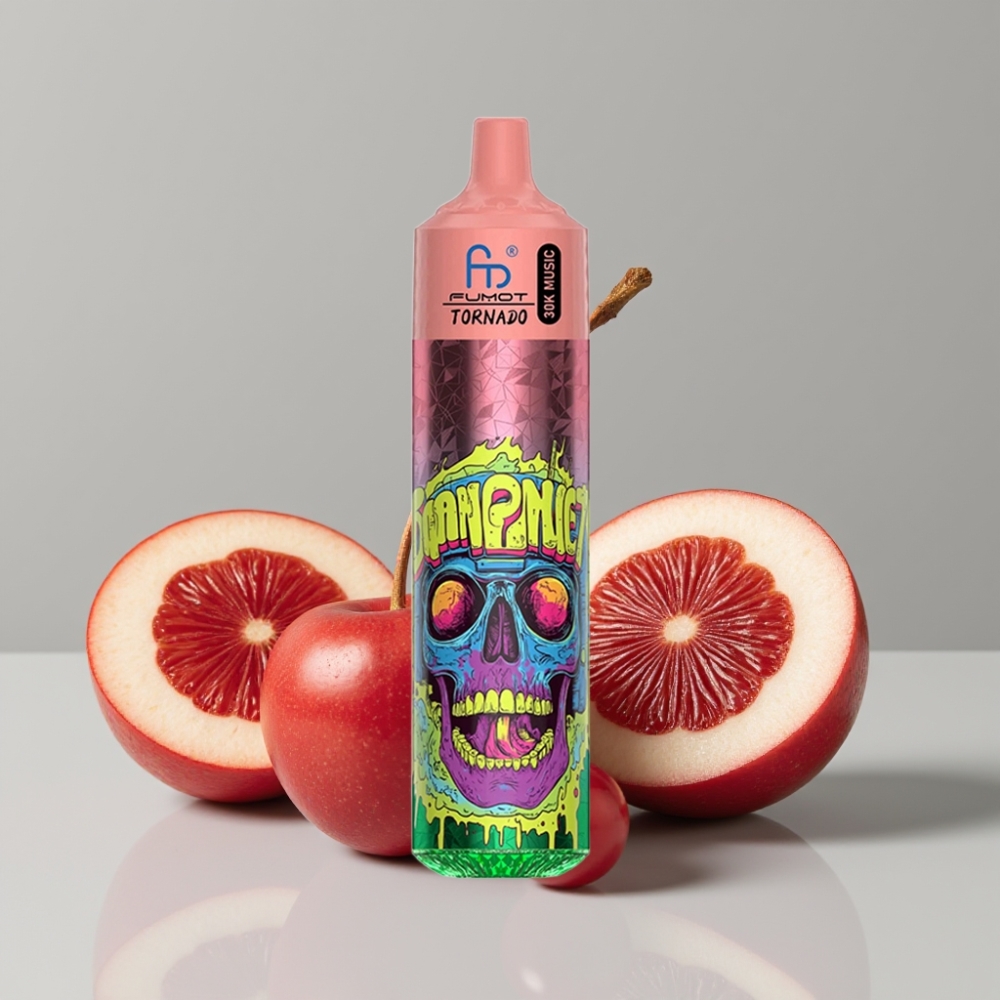 Fumot RandM Tornado 30000 Puffs 30mL 5% Triple Cherry 1.0 Ohm Mesh 600mAh LED