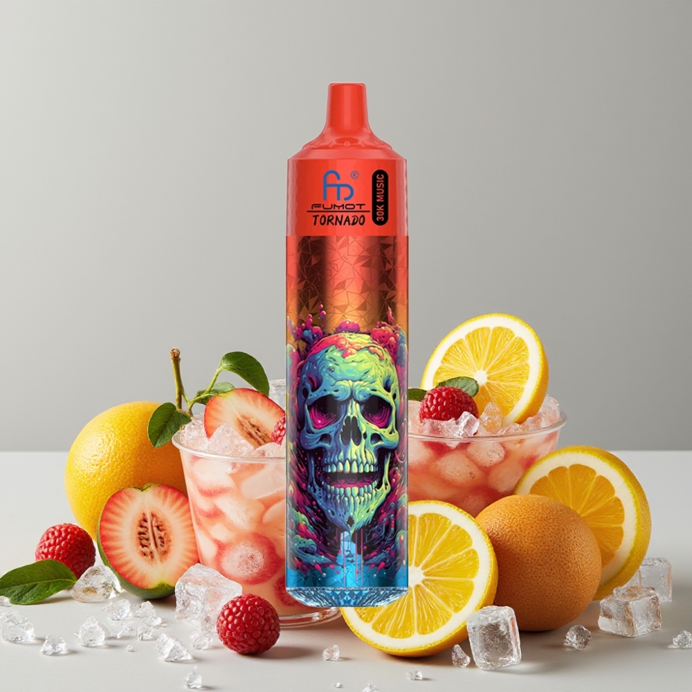 Fumot RandM Tornado 30000 Puffs 30mL Lush Ice 2%/5% 600mAh LED