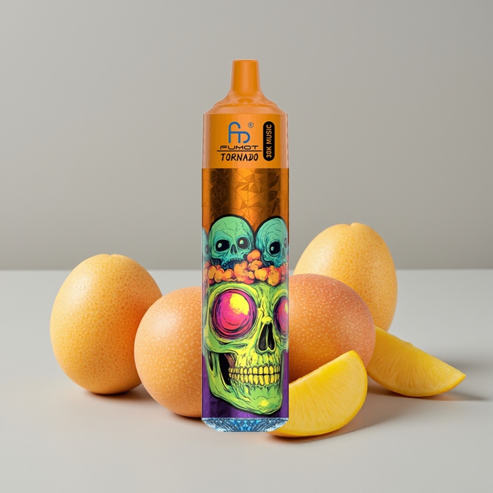 Fumot RandM Tornado 30000 Puffs Disposable Vape 30mL 5% Triple Mango LED 600mAh