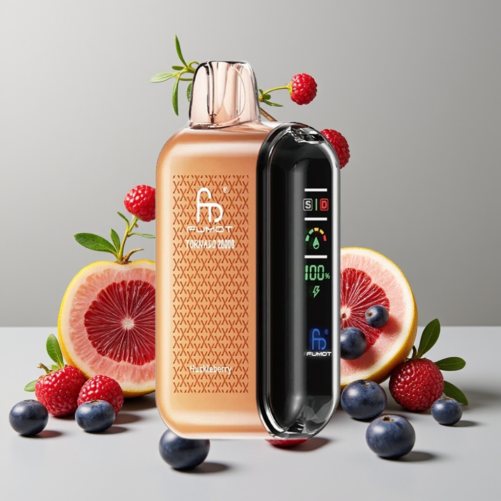 Fumot Tornado 20000 Puffs Dual Mesh 20ml Huckleberry Disposable Vape