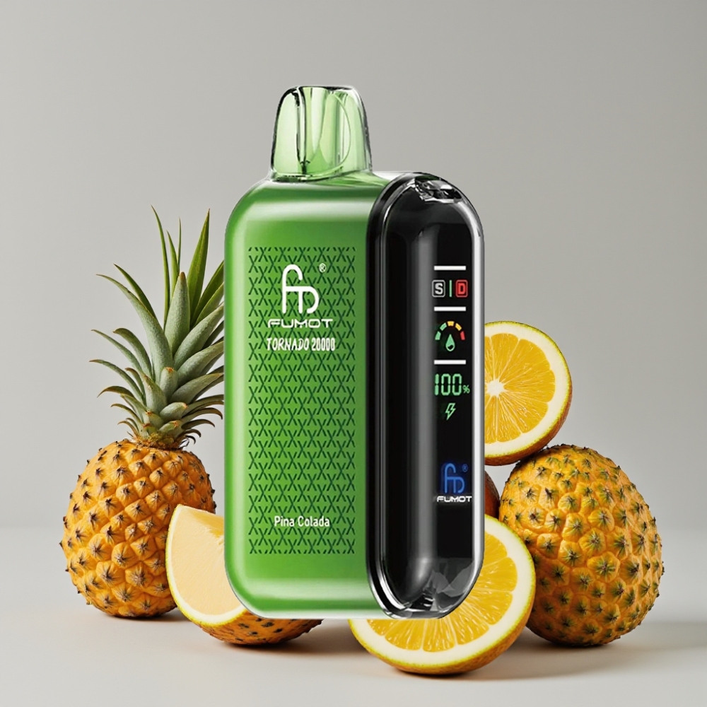 Fumot Tornado 20000 Puffs Dual Mesh 20ml Pina Colada Disposable Vape