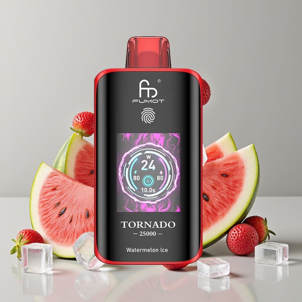 Fumot Tornado 25000 Puffs HD Screen 700mAh Rechargeable 20ml Watermelon Ice