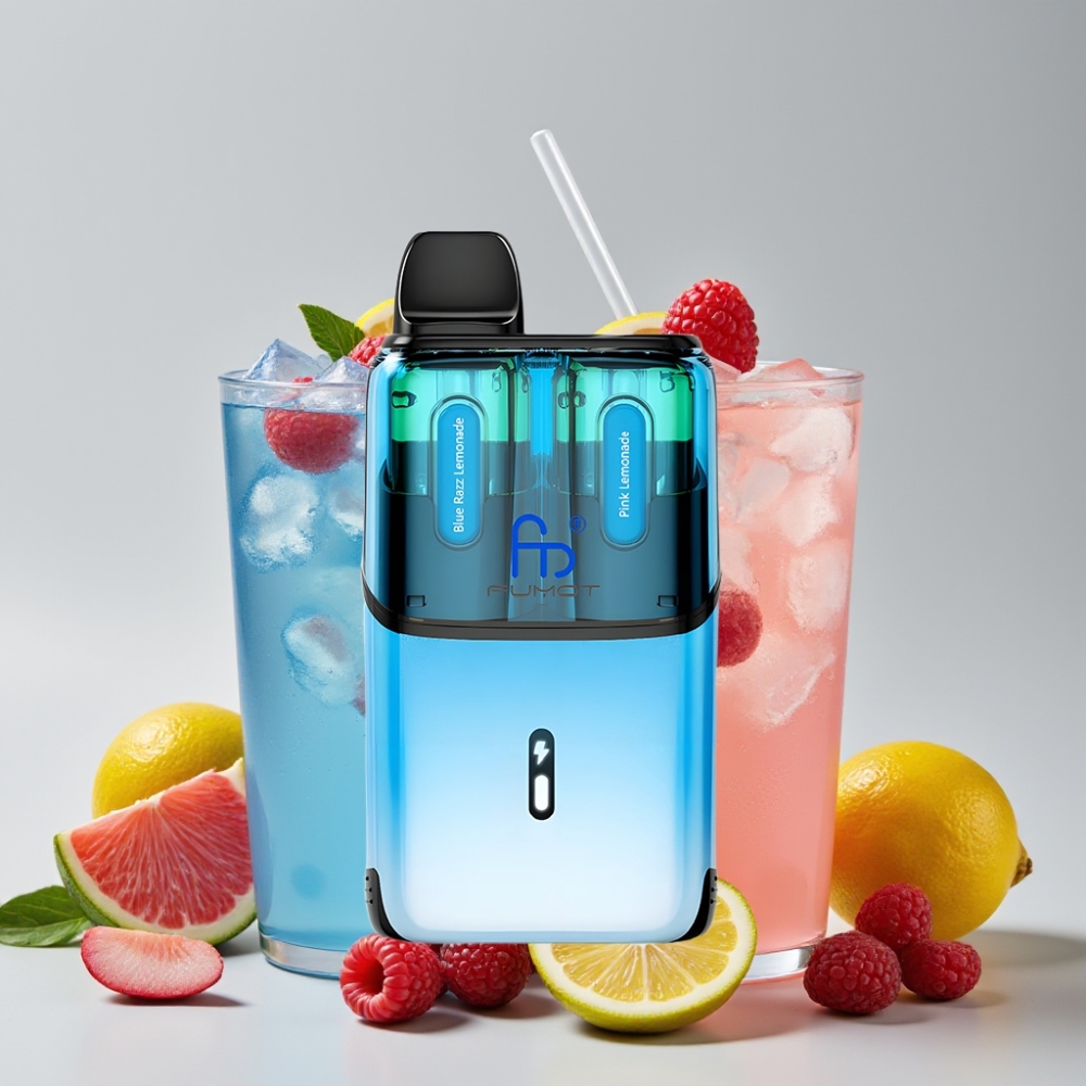 Fumot Ultra T32000 32000 Puffs 24ml 800mAh Type-C Blue Razz Lemonade - Pink Lemonade Disposable Vape