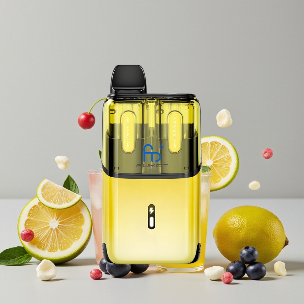 Fumot Ultra T32000 32000 Puffs 24ml 800mAh Type-C Fast Charging Fizzy Lemon & Lime - Lemon & Blueberry