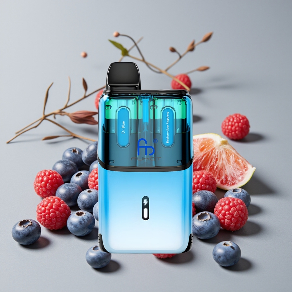 Fumot Ultra T32000 32000 Puffs 800mAh 24ml Type-C Dr Blue Blueberry Sour Raspberry