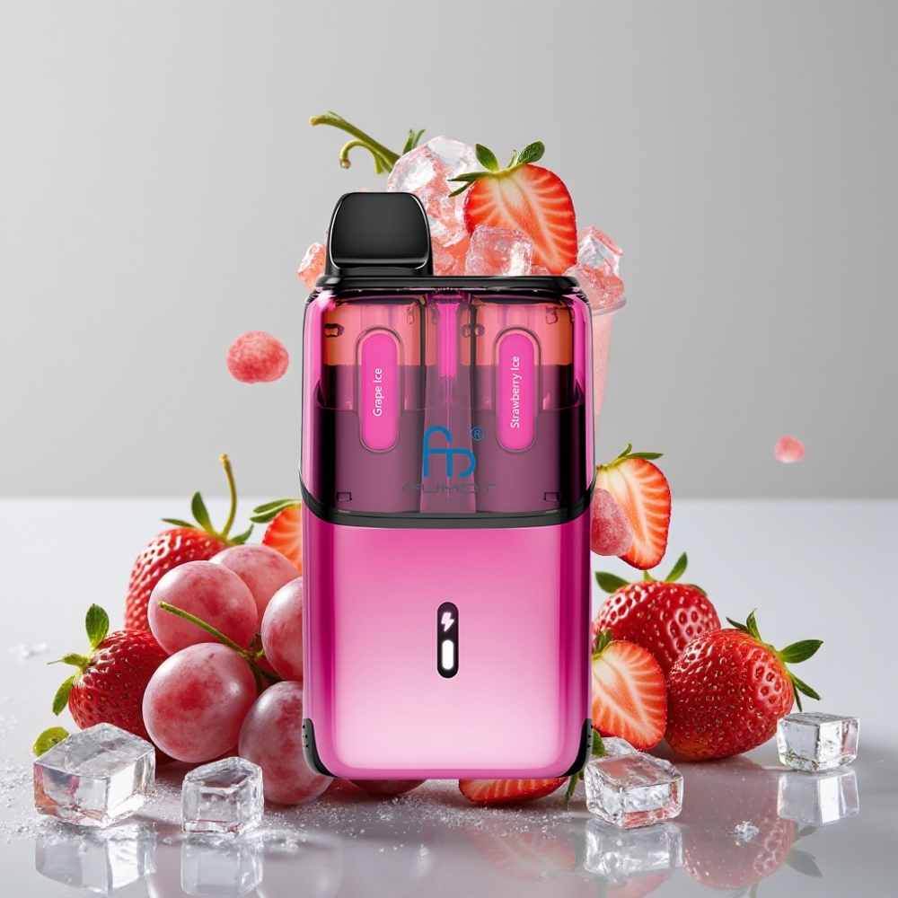 Fumot Ultra T32000 32000 Puffs 800mAh Type-C Grape Ice - Strawberry Ice