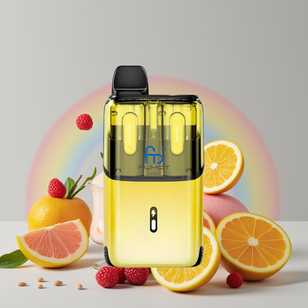 Fumot Ultra T32000 32K Puffs 800mAh Type-C Fast Charging Mesh Coil Rainbow Candy Disposable Vape