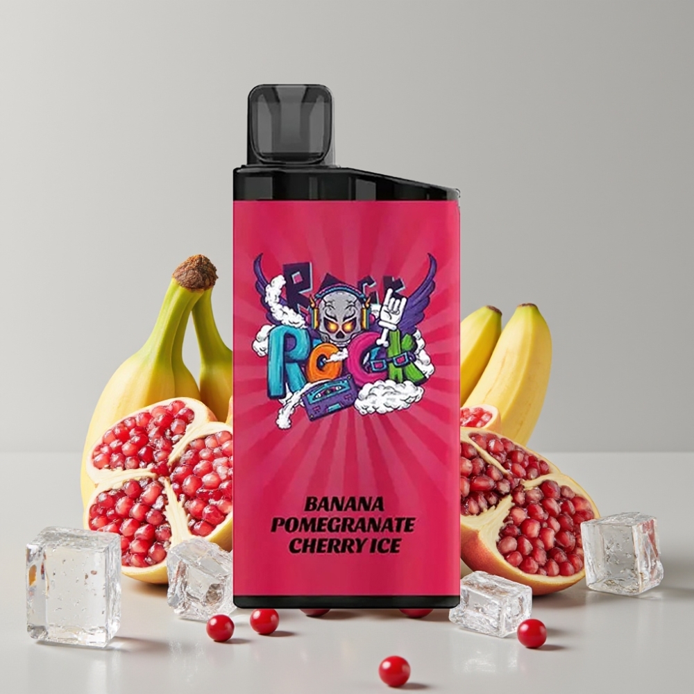 IGET Bar 3500 Puffs Banana Pomegranate Cherry Ice 1400mAh Mesh Coil Disposable Vape