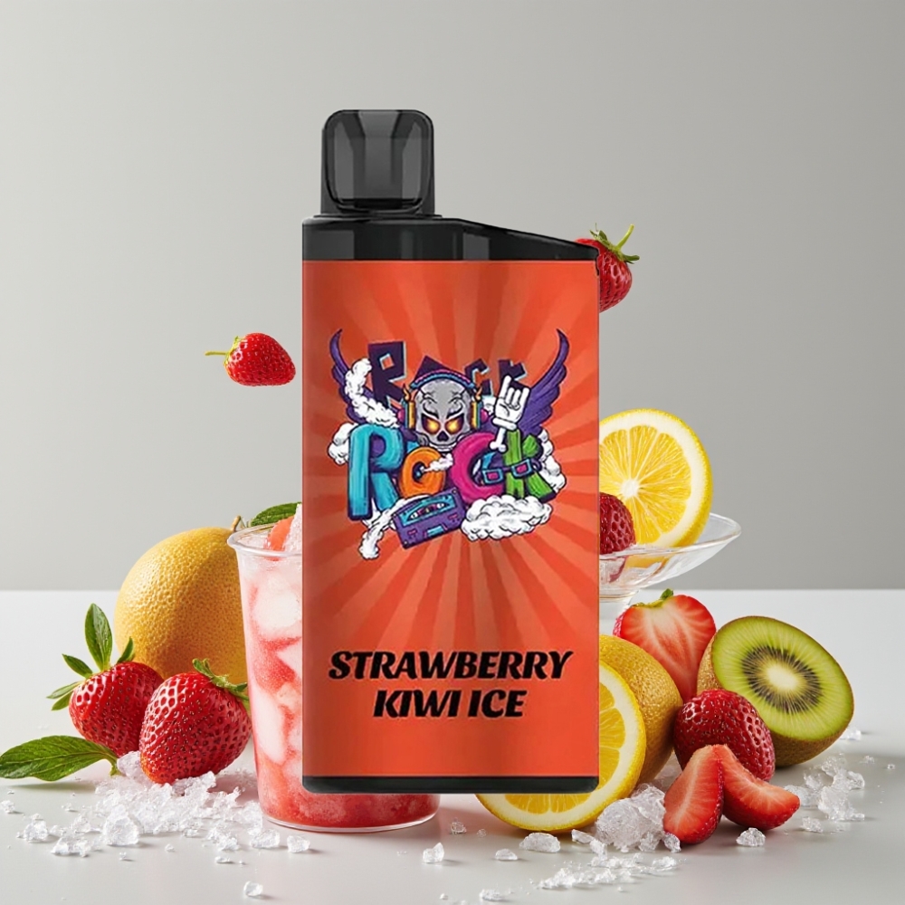 IGET Bar 3500 Puffs Disposable Vape Strawberry Kiwi Ice 1400mAh 1.2 Ohm Mesh