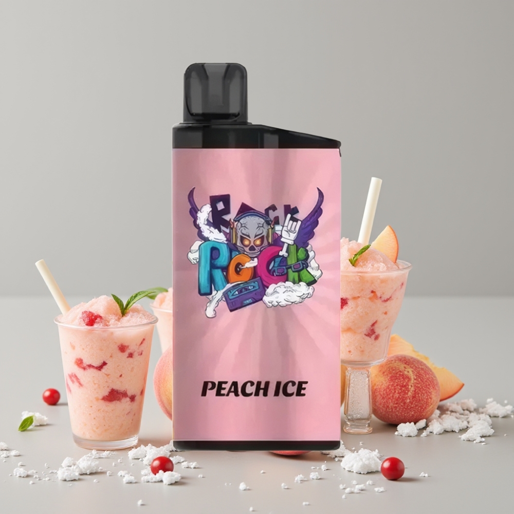 IGET Bar 3500 Puffs Peach Ice Disposable Vape with 1.2 Ohm Mesh Coil & 1400mAh Battery