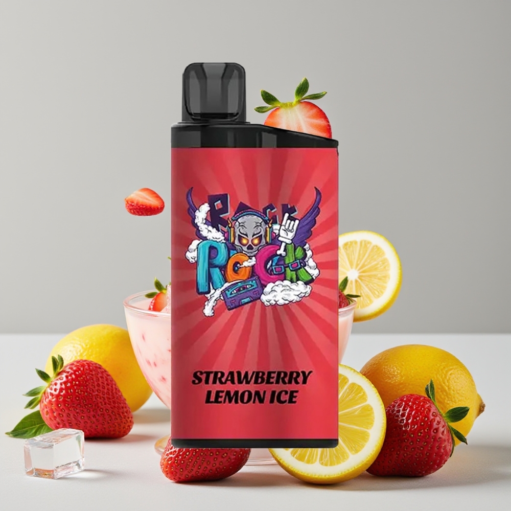 IGET Bar 3500 Puffs Strawberry Lemon Ice Disposable Vape 1400mAh 1.2 Ohm Mesh