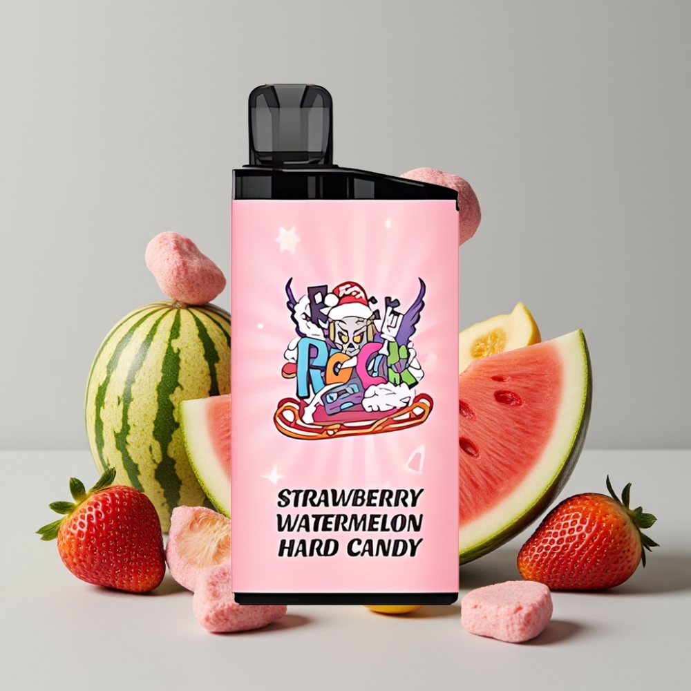 IGET Bar 3500 Puffs Strawberry Watermelon Hard Candy 1400mAh 1.2 Ohm Mesh