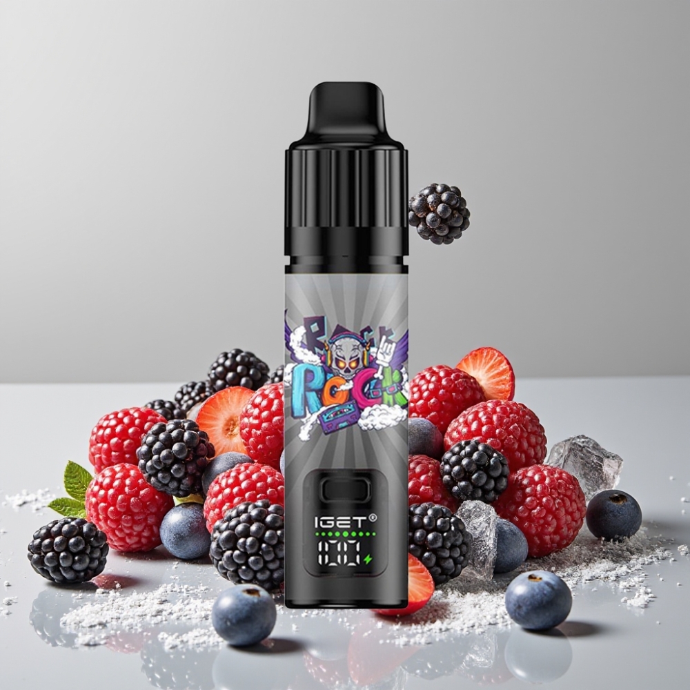 IGET BAR PLUS S3 POD 10000 Puffs 18ml 5% Blackberry Ice Disposable Vape