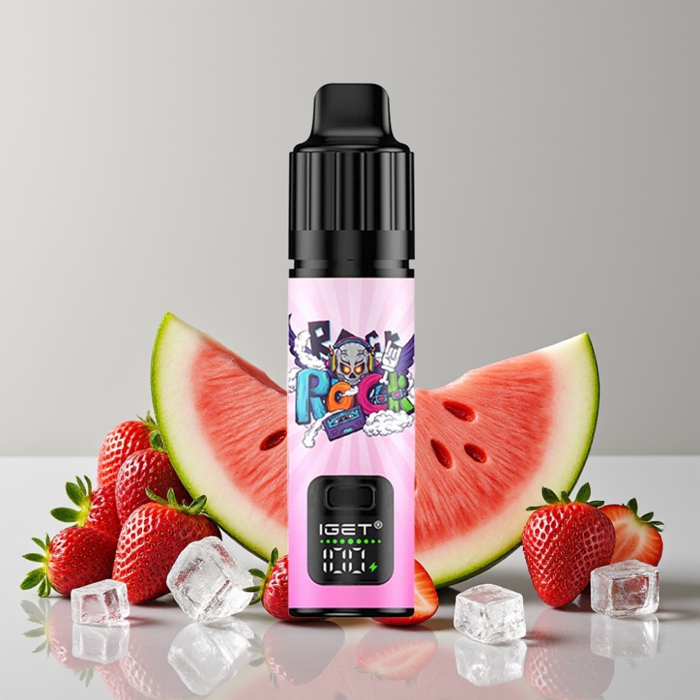 IGET BAR PLUS S3 POD 10000 Puffs 18ml 5% Strawberry Watermelon Ice Disposable Vape