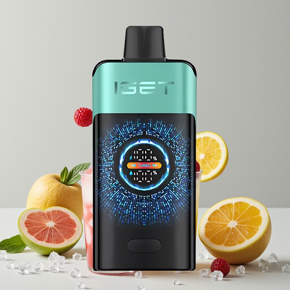 IGET ONE 12000 Puffs Disposable Vape 2700mAh Dual Mesh Mountain Spring Mint Ice
