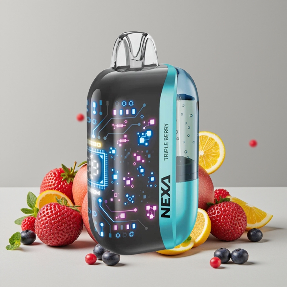 NEXA Ultra 50K 50000 Puffs Disposable Vape Triple Berry 20ml 5% Nicotine Type-C