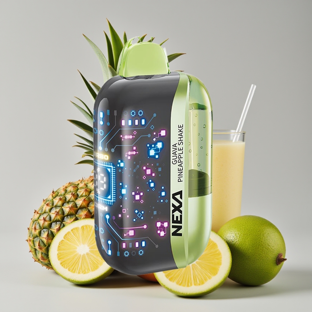 NEXA Ultra 50K Disposable Vape 20ml 5% Guava Pineapple Shake 800mAh Type-C