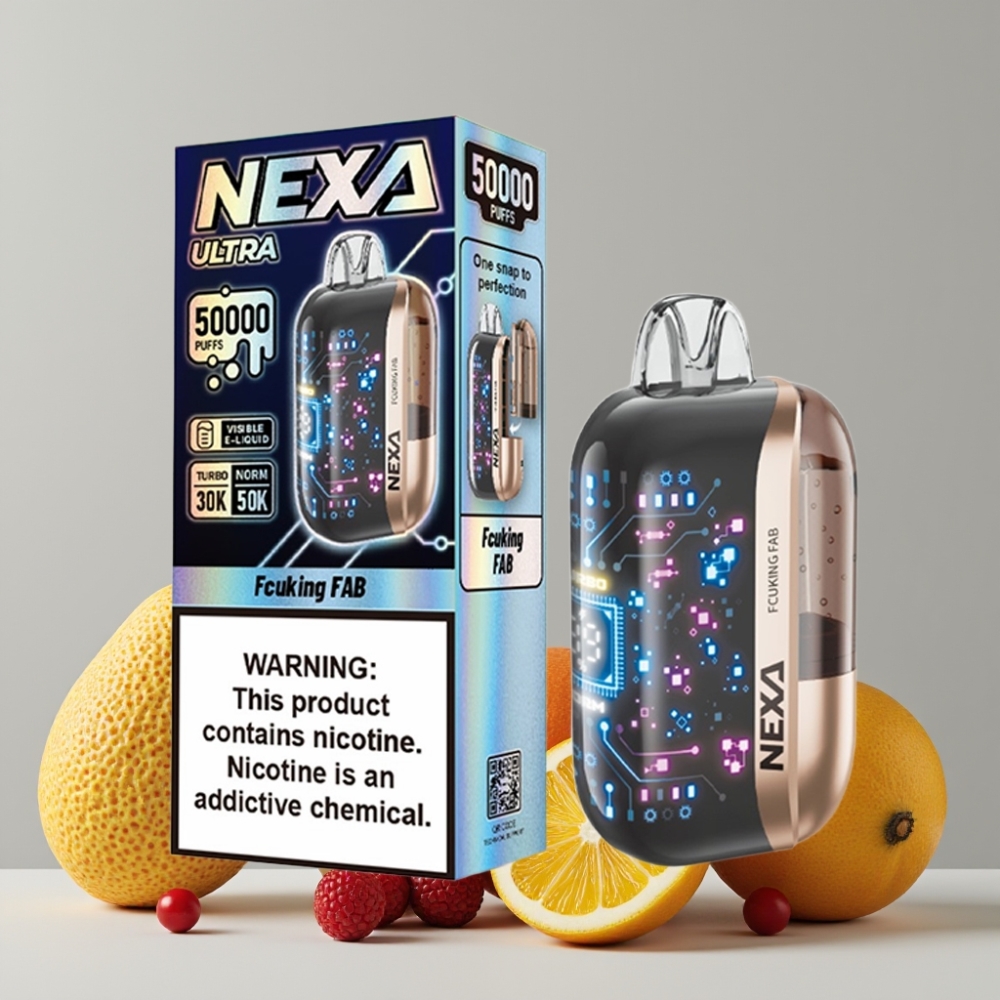 NEXA Ultra 50K Disposable Vape 20ml 5% Nicotine Fcuking Fab