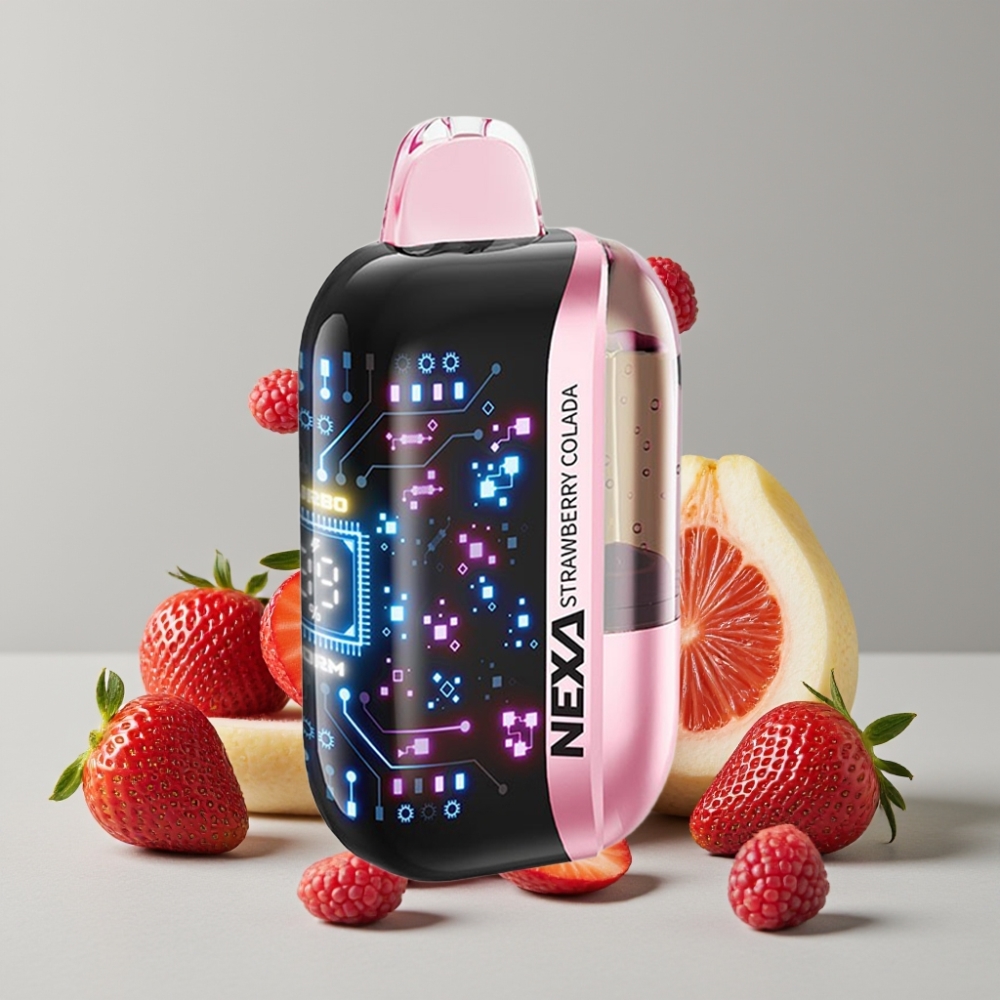 NEXA Ultra 50K Disposable Vape 20ml 5% Strawberry Colada