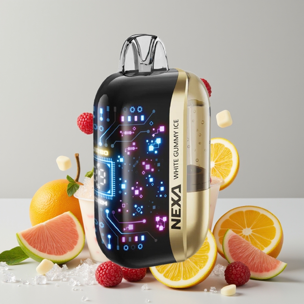 NEXA Ultra 50K Disposable Vape 20ml 800mAh White Gummy Ice