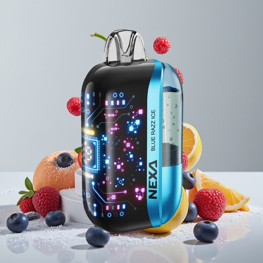 NEXA Ultra 50K Disposable Vape Blue Razz Ice 20ml 5% 800mAh Type-C