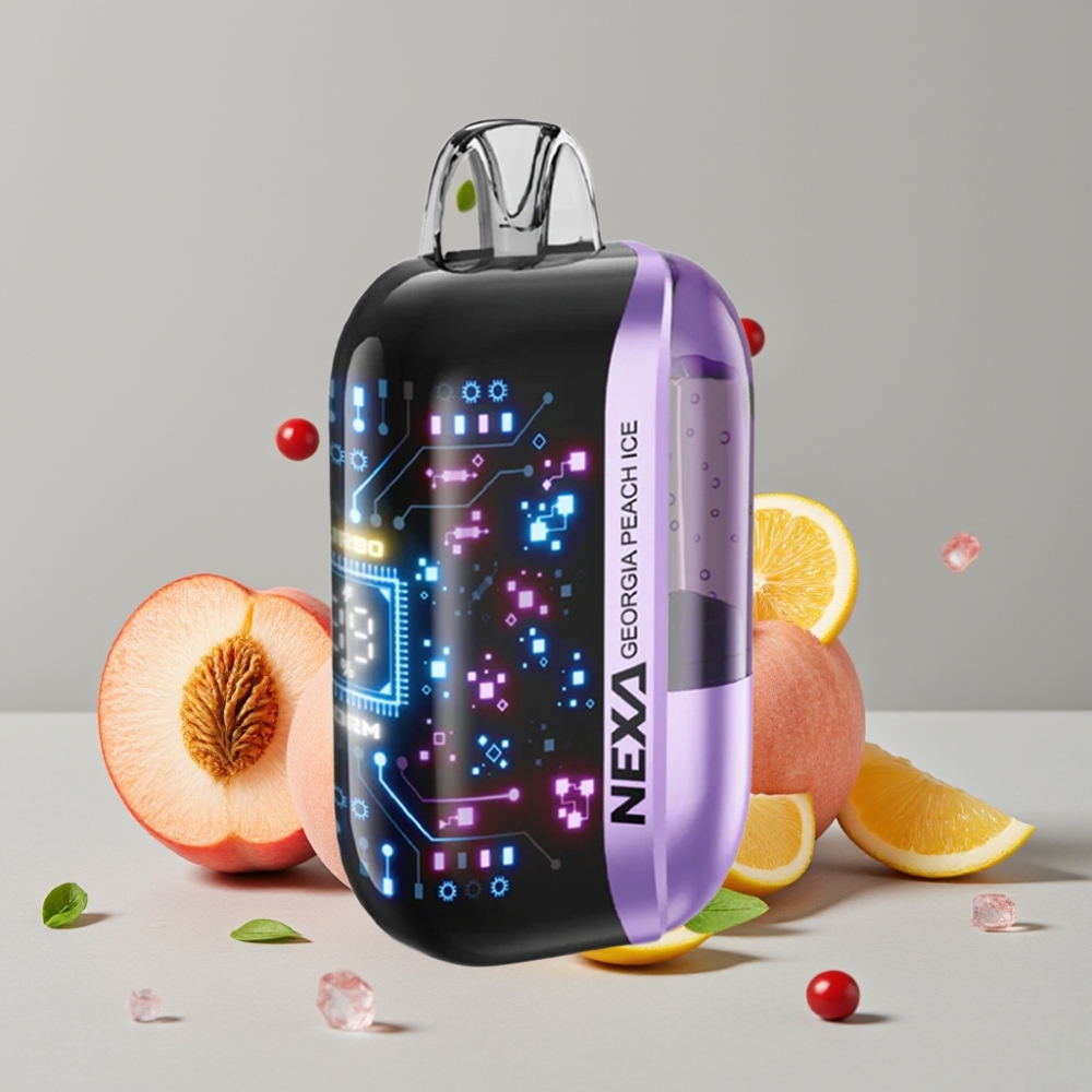 NEXA Ultra 50K Disposable Vape Georgia Peach Ice 20ml 5% 800mAh Type-C