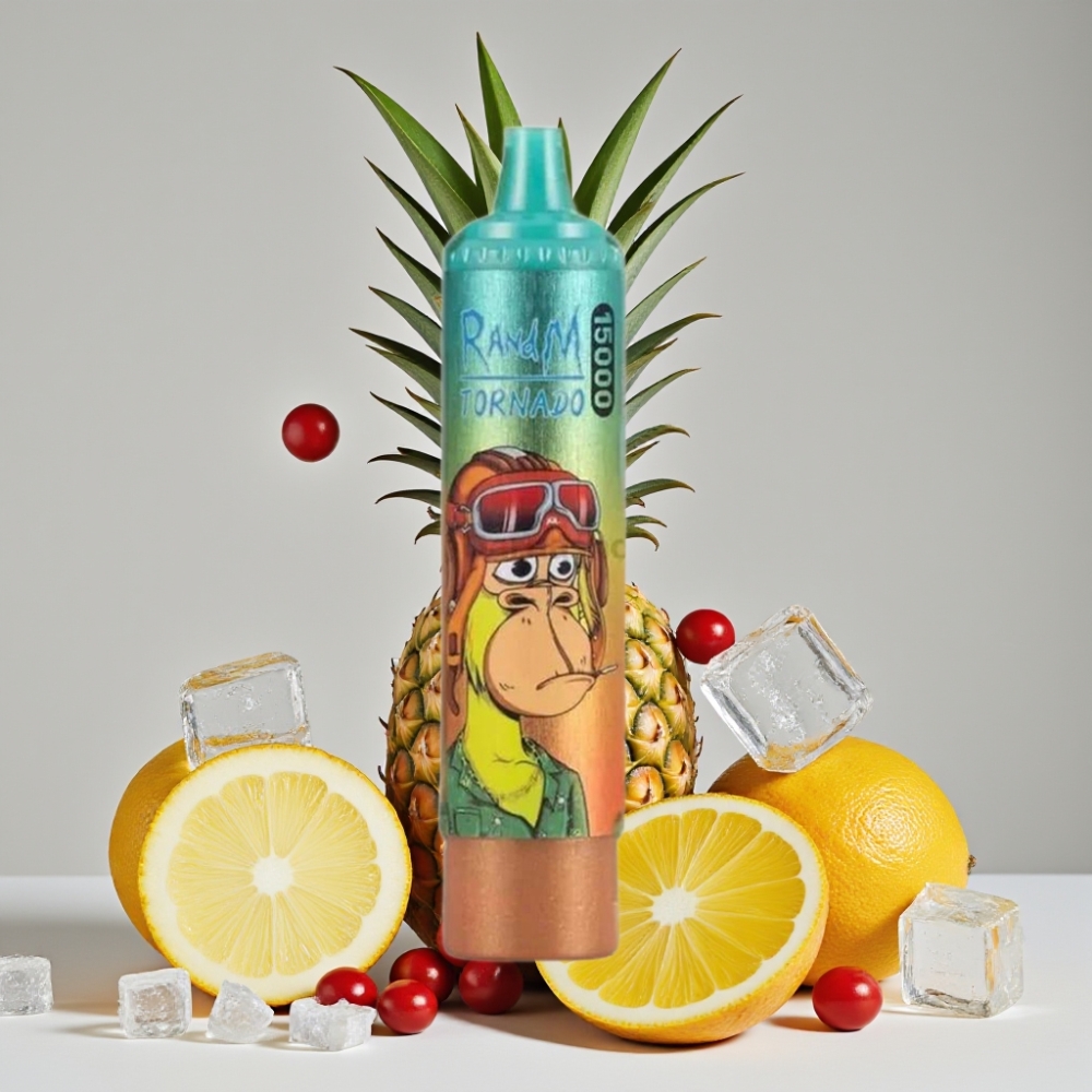 RandM Fumot Tornado 15000 Puffs 25ml 850mAh Mesh Coil Iced Pineapple