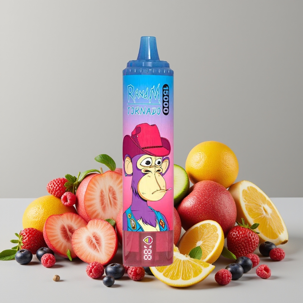 RandM Fumot Tornado 15000 Puffs 25ml 850mAh Mesh Coil Type-C Mixed Berry