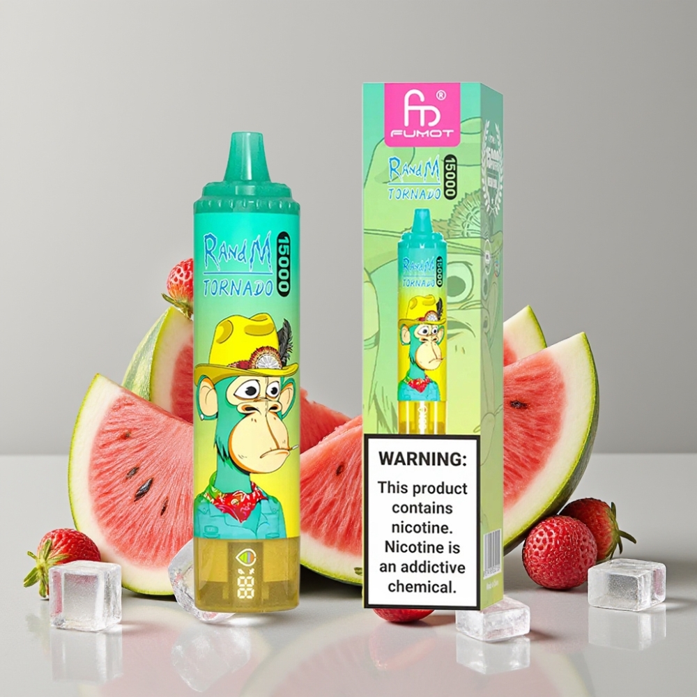 RandM Fumot Tornado 15000 Puffs 25ml 850mAh Mesh Coil Watermelon Ice