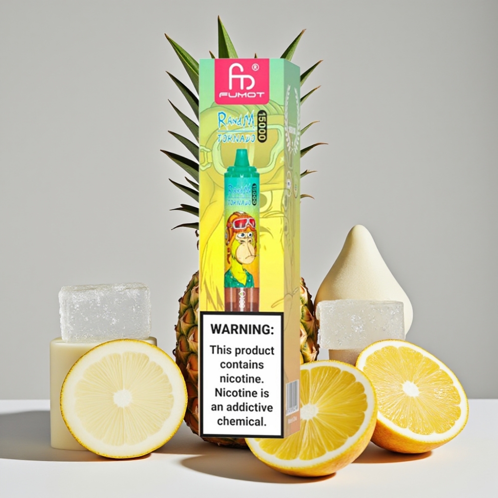 RandM Fumot Tornado 15000 Puffs 25ml 850mAh Mesh Pineapple Ice