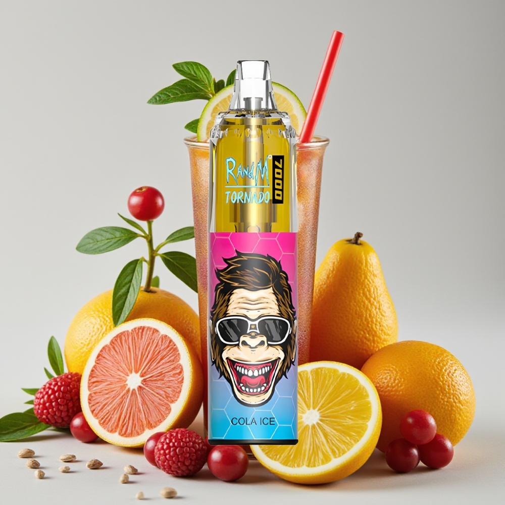 RandM Fumot Tornado 7000 Puffs Disposable Vape 14ML 850MAH Cola Ice
