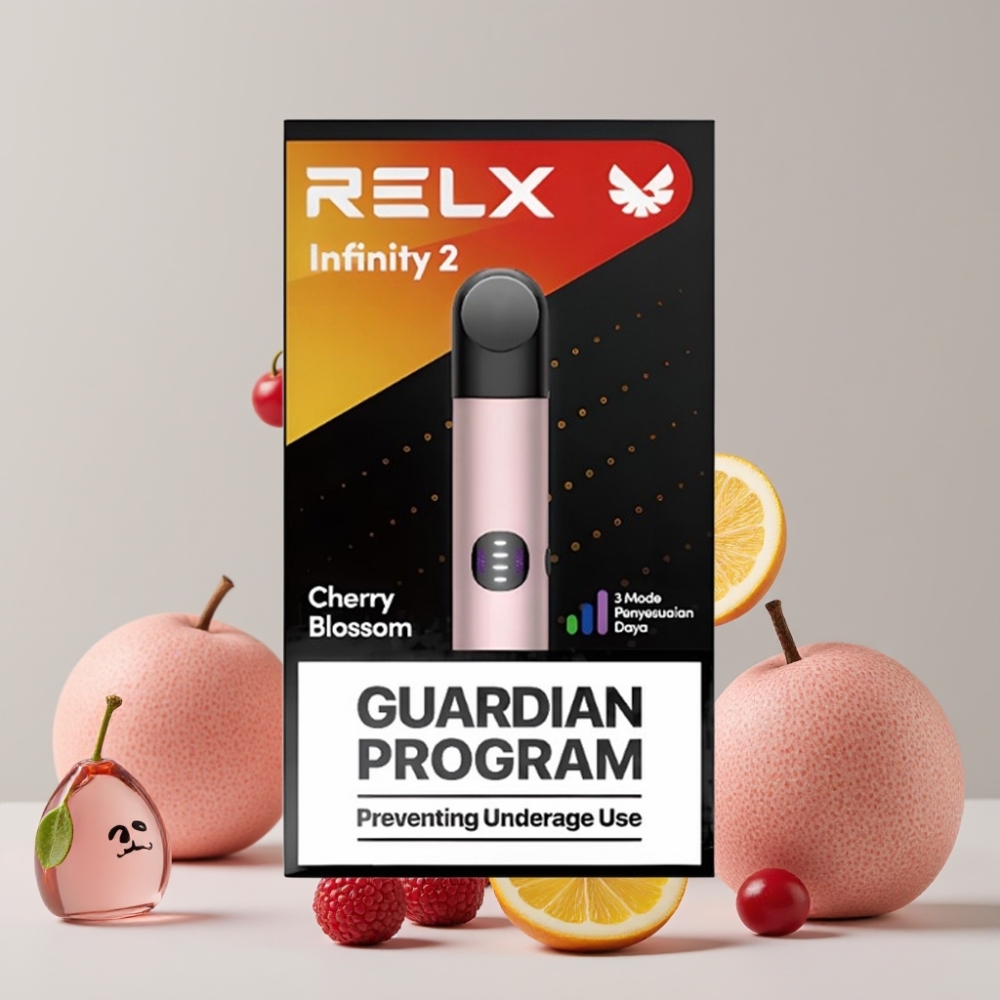 RELX Infinity 2 650 Puffs 1.9ml Pod Pink Vape Device USB Type-C 440mAh