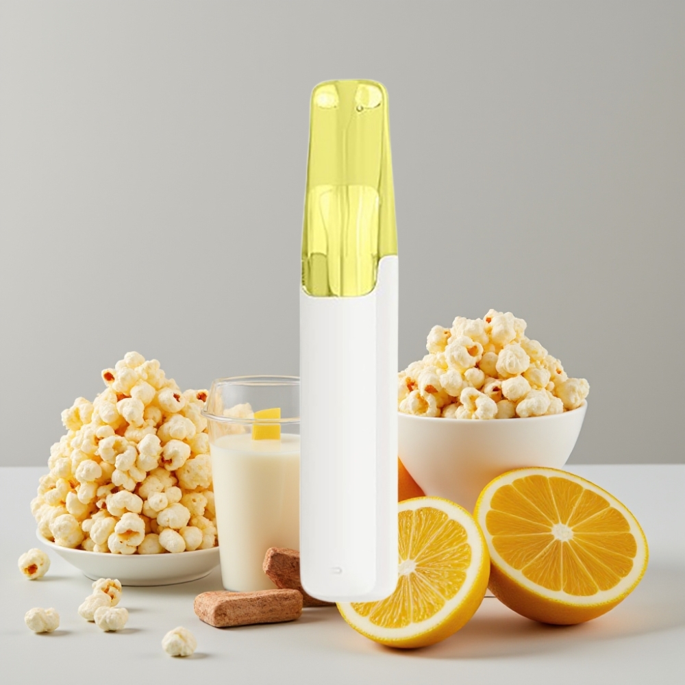 Snowplus Dash 4000 Puffs Ceramic Vanilla Popcorn Disposable Device 7.5ml 530mAh