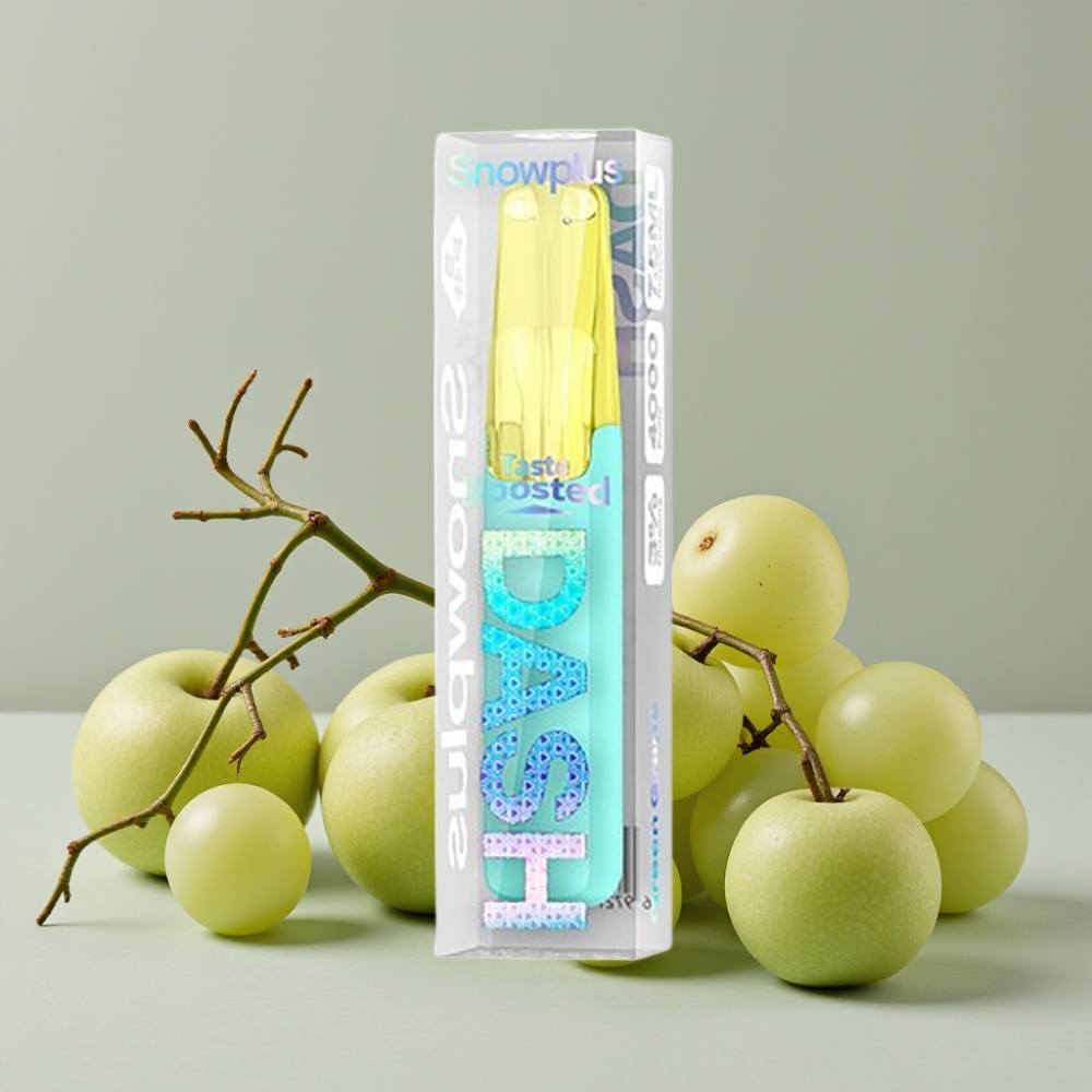 Snowplus Dash 4000 Puffs Disposable Device 7.5ml Green Grape Ceramic Coil 530mAh
