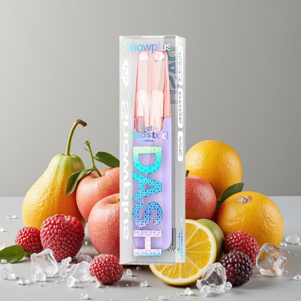 Snowplus Dash 4000 Puffs Disposable Device Black Dragon Ice 7.5ml 530mAh Ceramic