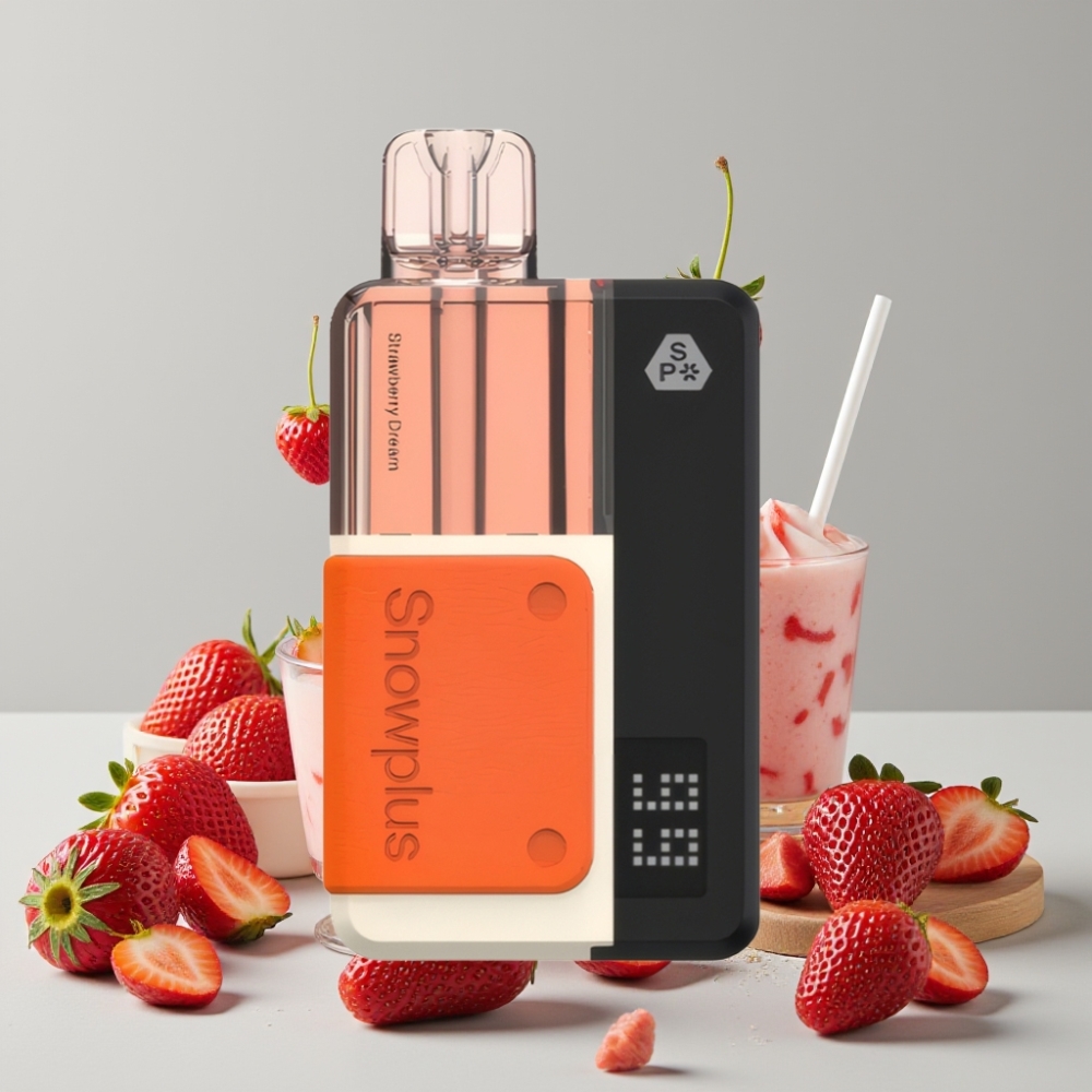 Snowplus Swift 15000 Puffs Pod Kit Dual Mesh 1000mAh Strawberry Dream