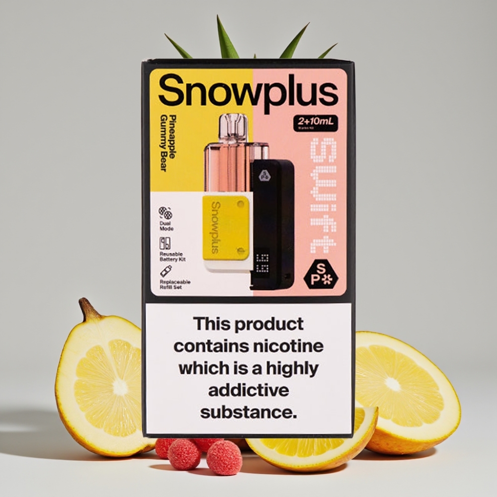 Snowplus Swift 5000 Puffs 1000mAh Dual Mesh Prefilled Pod Kit Pineapple Gummy Bear