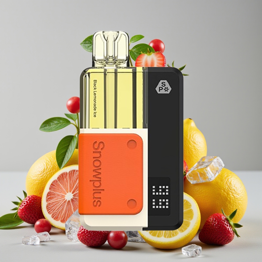 Snowplus Swift 5000 Puffs Dual Mesh 1000mAh Black Lemonade Ice Prefilled Pod Kit