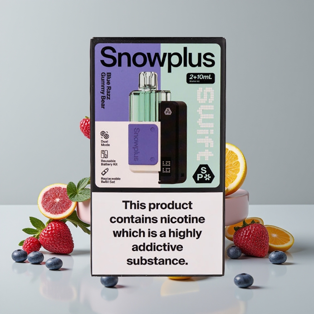 Snowplus Swift 5000 Puffs Dual Mesh 1000mAh Prefilled Pod Kit Blue Razz Gummy Bear