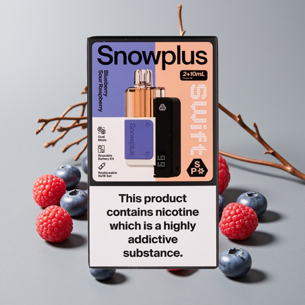 Snowplus Swift 5000 Puffs Dual Mesh 1000mAh Prefilled Pod Kit Blueberry Sour Raspberry
