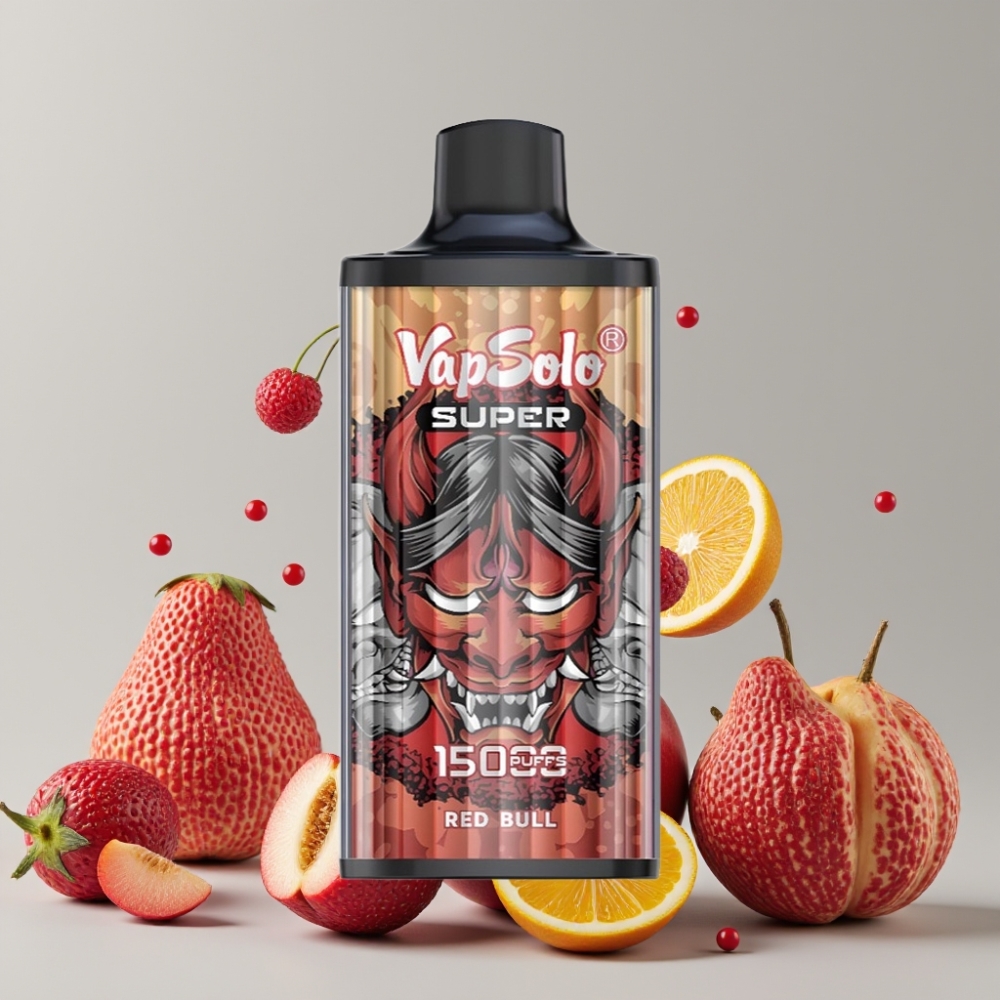 Vapsolo Super 15000 Puffs 40ml Red Bull Disposable Vape 850mAh Type-C