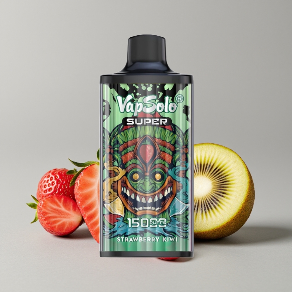Vapsolo Super 15000 Puffs 40ml Strawberry Kiwi Disposable Vape 850mah Type-C