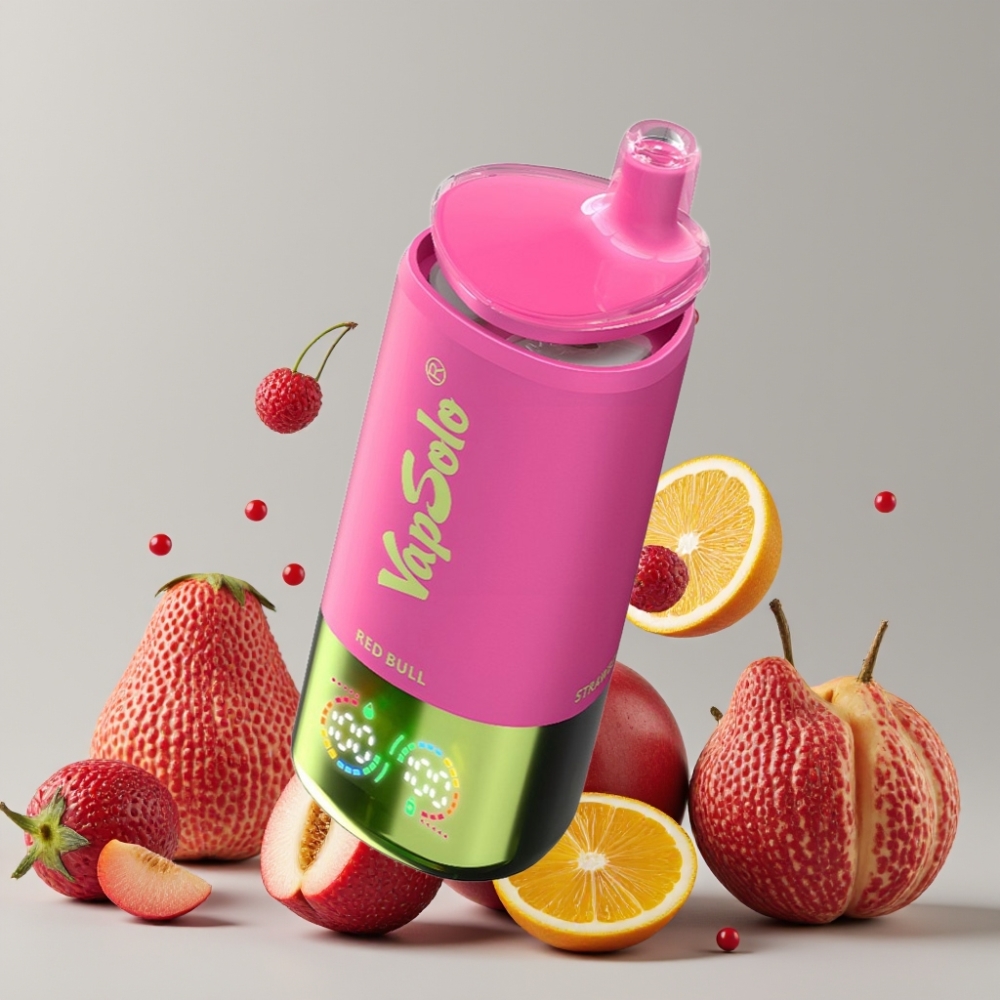 VapSolo Triple 30000 Puffs 40ml 3-Tank Red Bull Disposable Vape