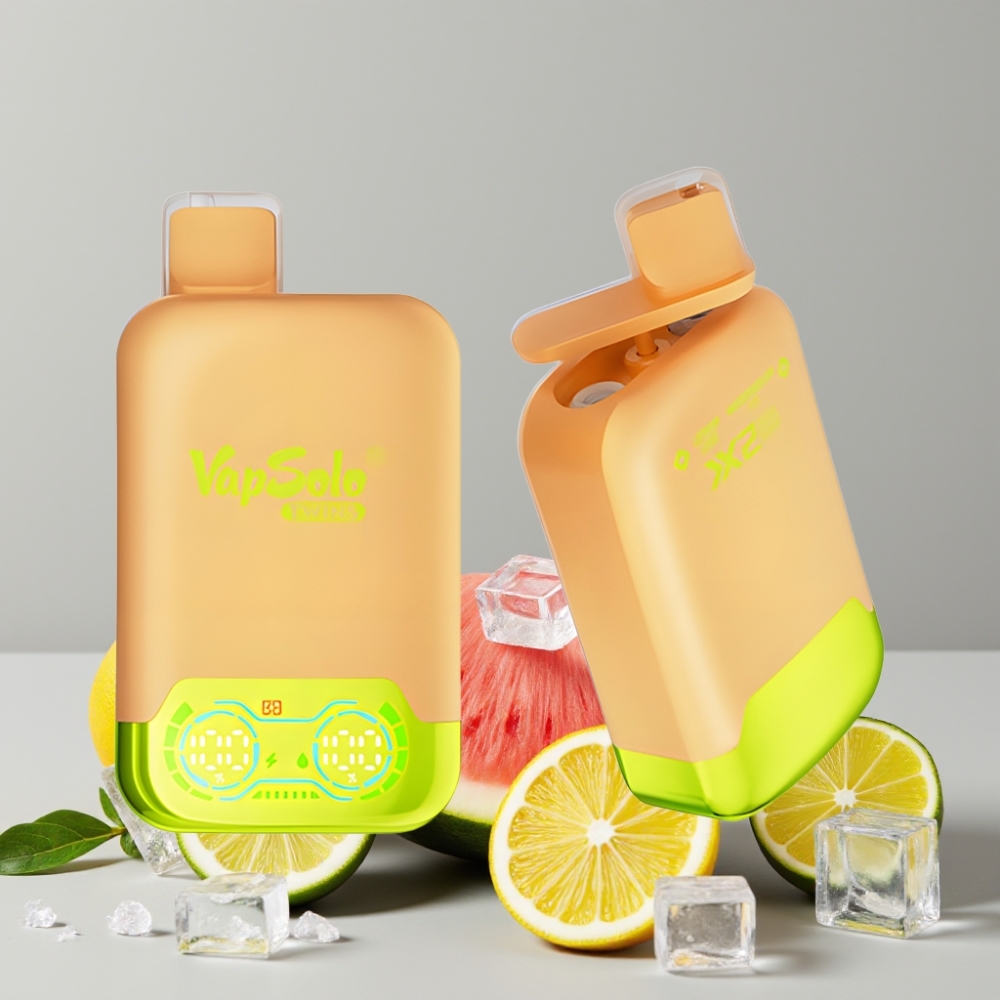 Vapsolo Twins 20000 Puffs Disposable Vape 40ml Lemon Lime & Watermelon Ice Type-C